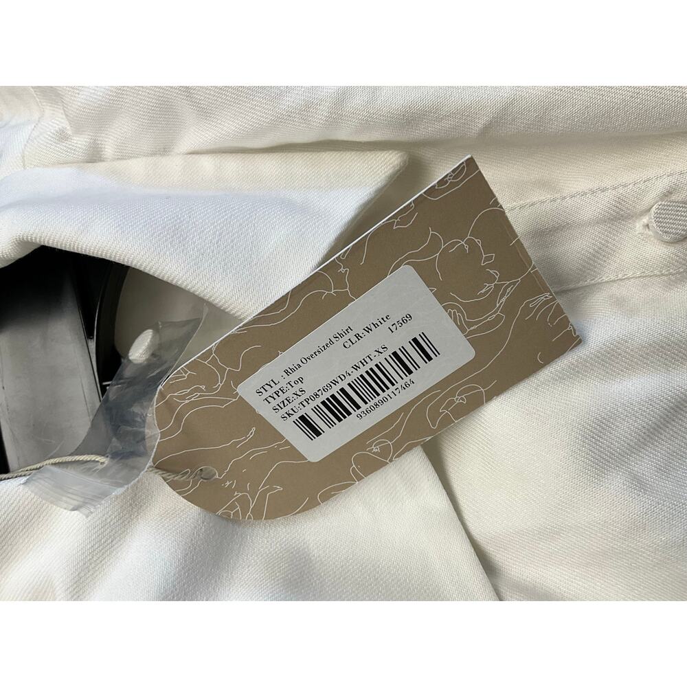 Meshki Rhia Oversized Shirt - White - Picture 6 of 6